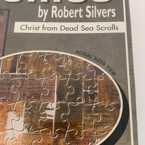 Photomosaics by Robert Silvers Sealed Christ From Dead Sea Scrolls Jigsaw Puzzle - Picture 6 of 16